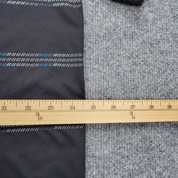 Greg Norman Polo Shirt Mens XL Black Striped Short Sleeve Golf Performance - Picture 4 of 7